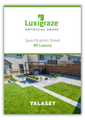 Specification Sheet For Luxigraze 32 Luxury Artificial Grass Guide Cover